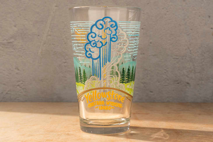 The Teton Pint | Handblown Mountain Beer Glass Made in USA