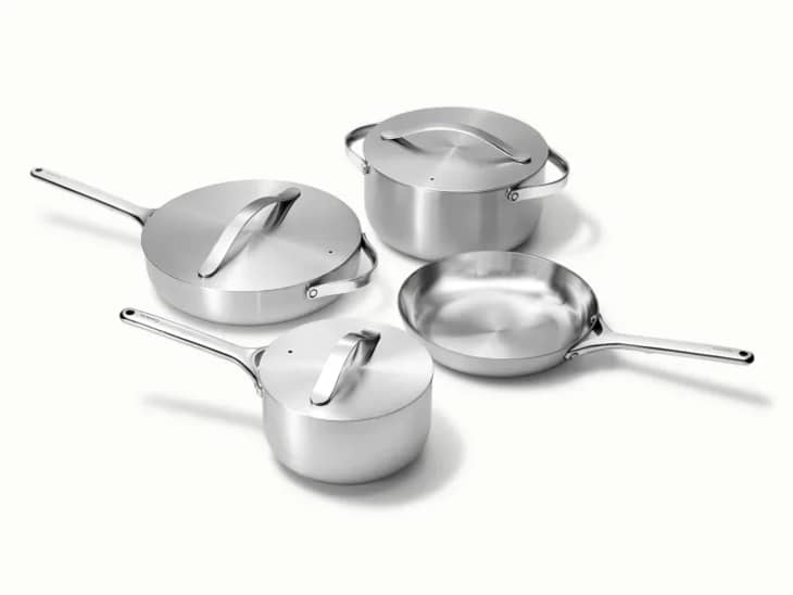 Caraway Stainless Steel Cookware Set at Caraway
