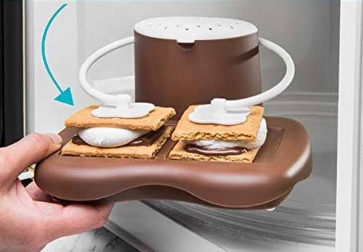 Progressive Prep Solutions Microwave Smores Maker Brown White Unique design