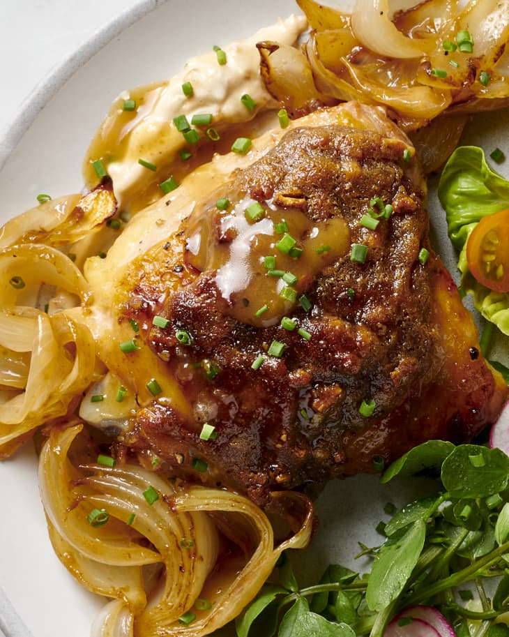 French Onion Dip Chicken Thighs Recipe The Kitchn