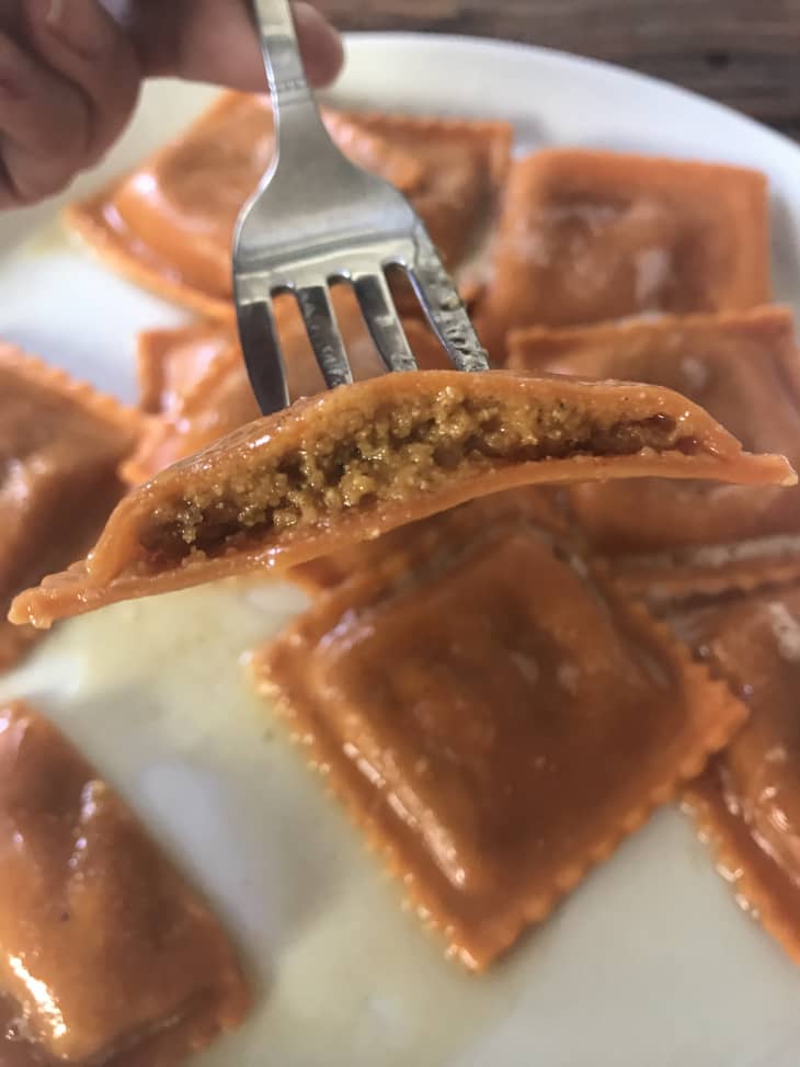 Aldi Bourbon Sweet Potato Ravioli Review | The Kitchn
