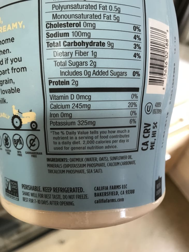 Trader Joes Oat Milk Oatly, Califia Farms Comparison The Kitchn