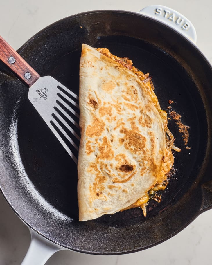 Cheesy Potato Quesadillas With Chipotle Mayo Recipe The Kitchn