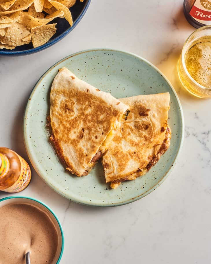 Cheesy Potato Quesadillas with Chipotle Mayo Recipe Kitchn