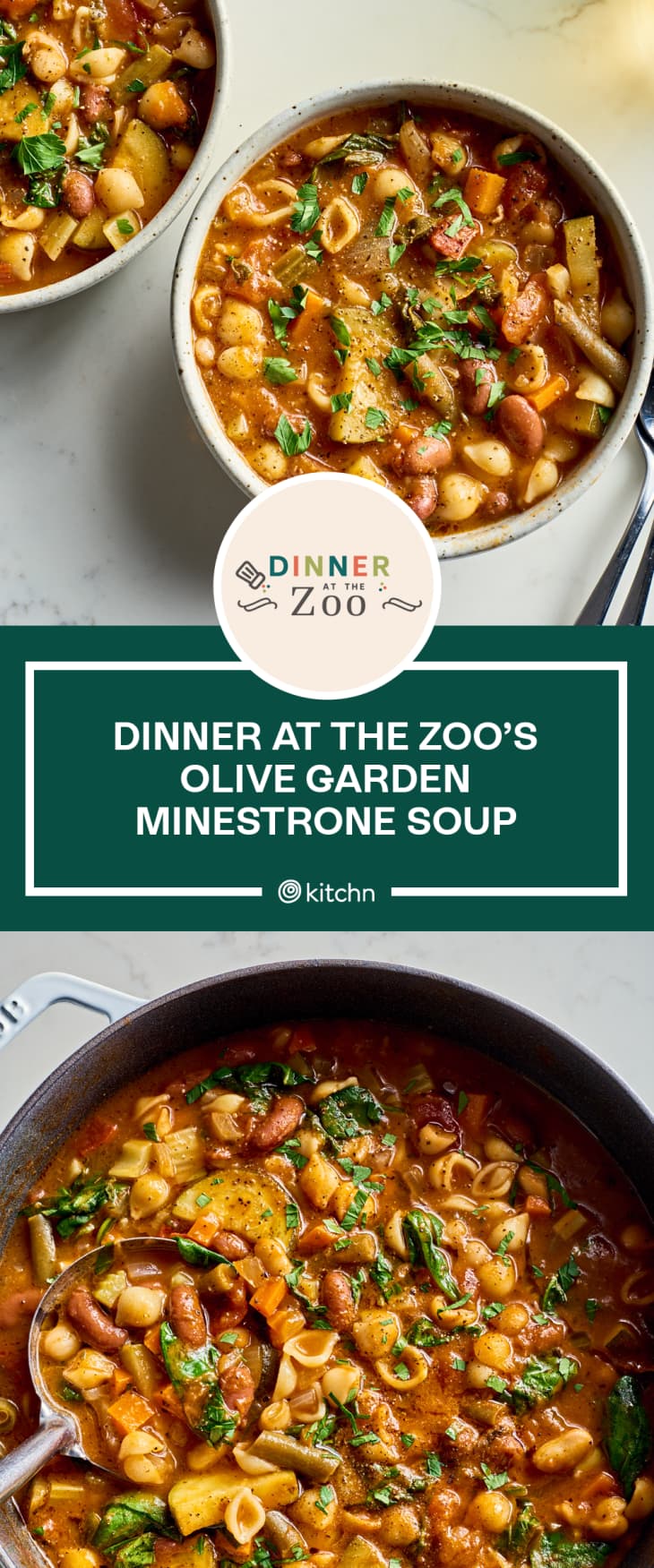 A Review of Dinner at the Zoo's Olive Garden Minestrone Soup The Kitchn