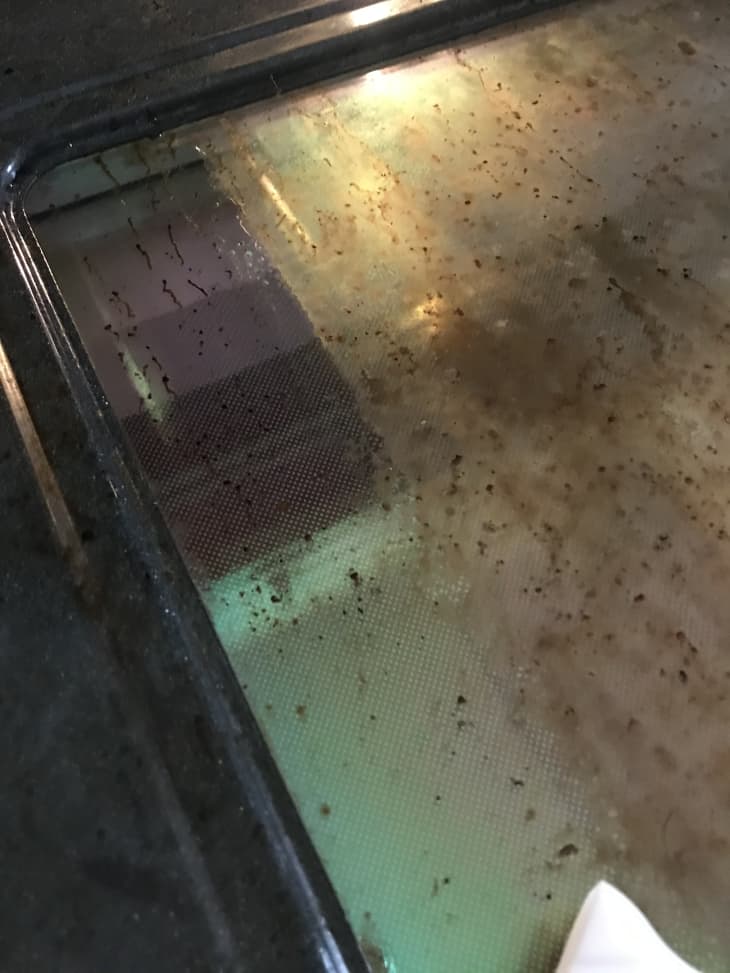 Clean Oven with a Magic Eraser Kitchn