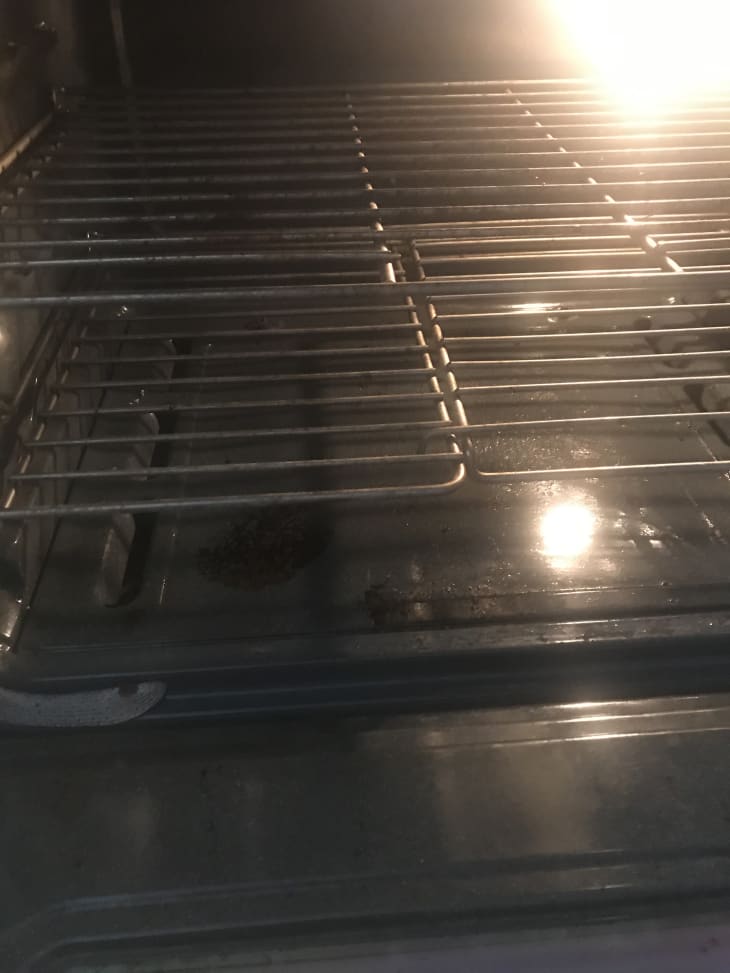 Clean Oven with a Magic Eraser Kitchn