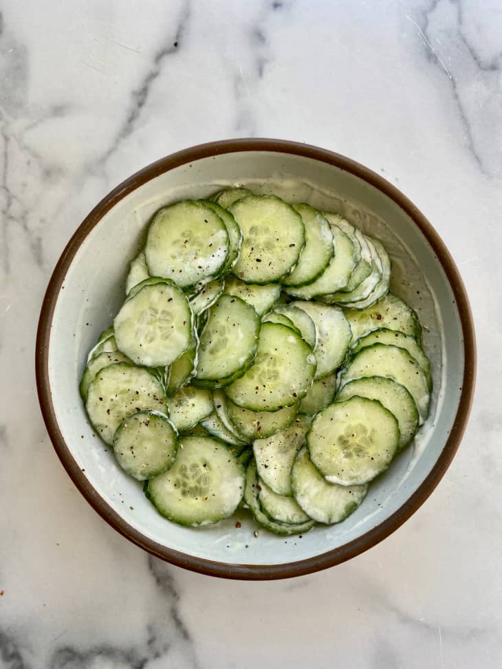The 3Ingredient Cucumber Ranch Salad My Entire Family Loves The Kitchn
