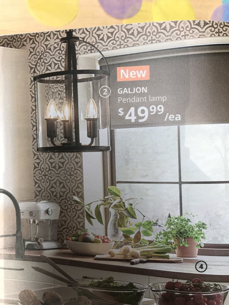 Ikea on sale galjon light