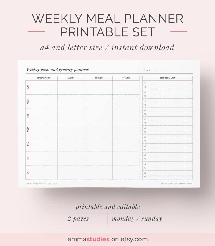 Best Meal Planning Notebooks - Kitchn Readers | The Kitchn