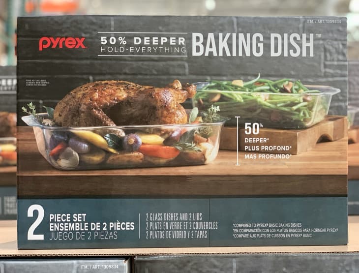 pyrex deep baking dish set costco