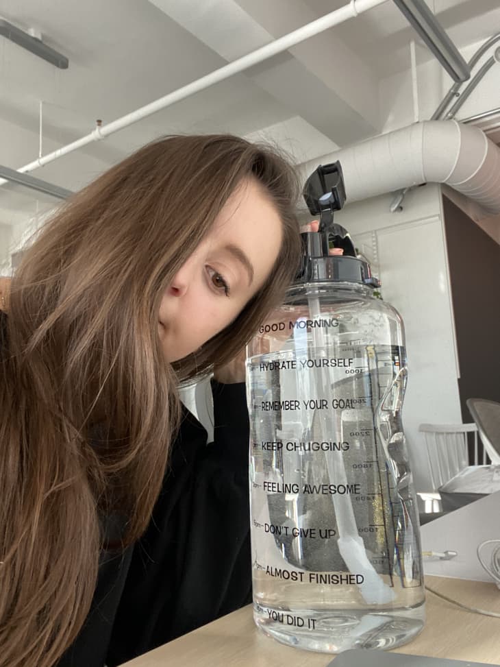 Giotto Large Motivational Water Bottle Review The Kitchn