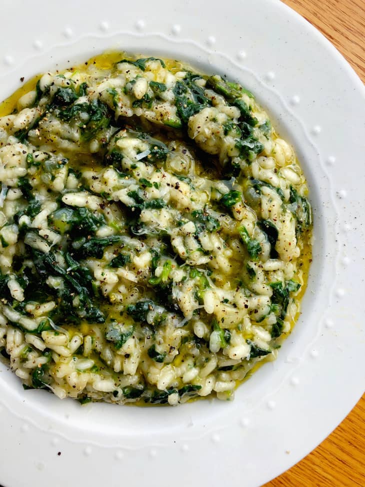 5-Ingredient Spinach Risotto | Kitchn