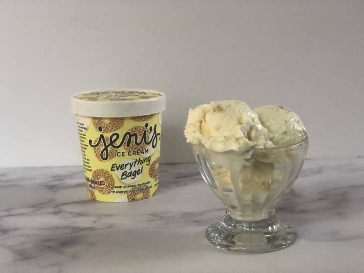 I Tried Jeni's New "Everything Bagel" Ice Cream Flavor The Kitchn