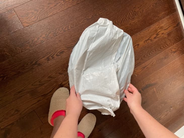 Trash Bag Inside Out Tip TikTok Apartment Therapy