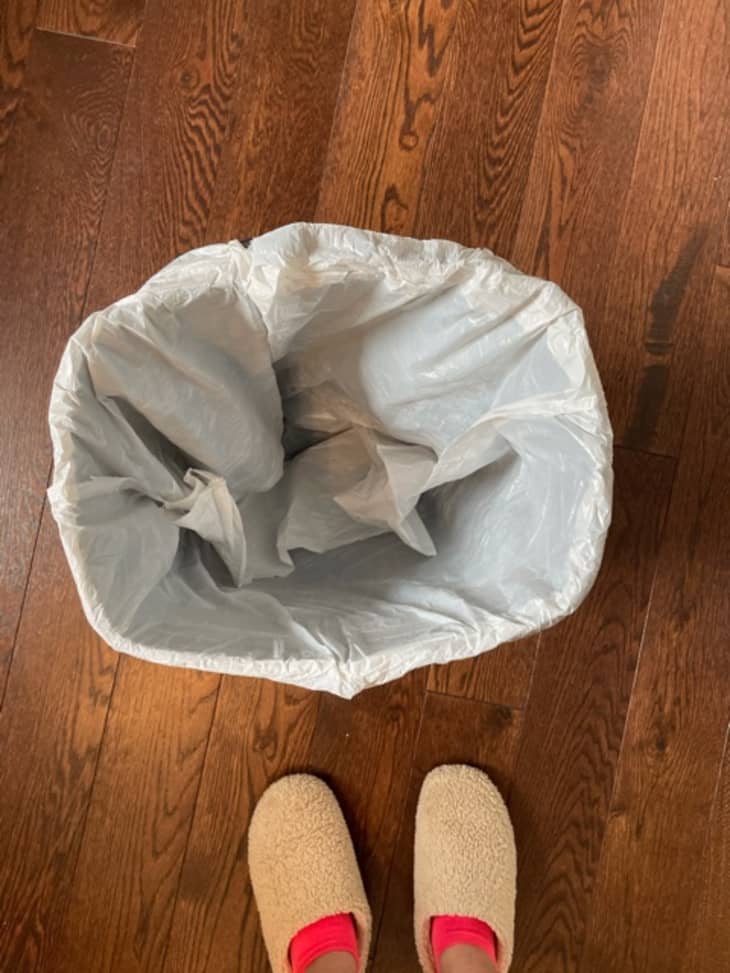 Trash Bag Inside Out Tip TikTok Apartment Therapy