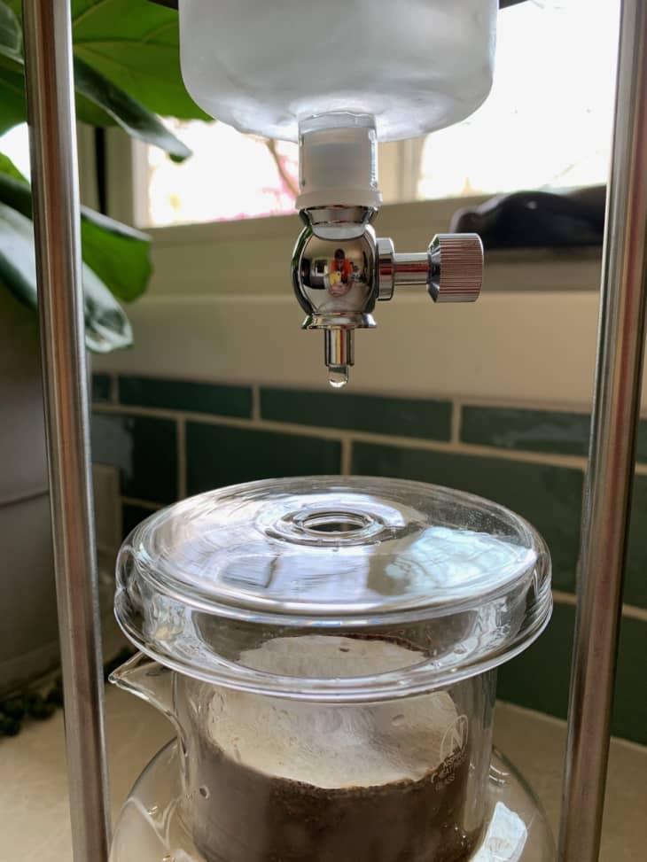 Kyoto Cold Brew Coffee Tower NISPIRA Cold Brew Dripper Coffee Maker The Kitchn