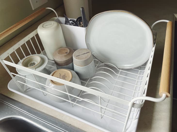 Best Dish Rack Yamazaki Dish Rack Review The Kitchn