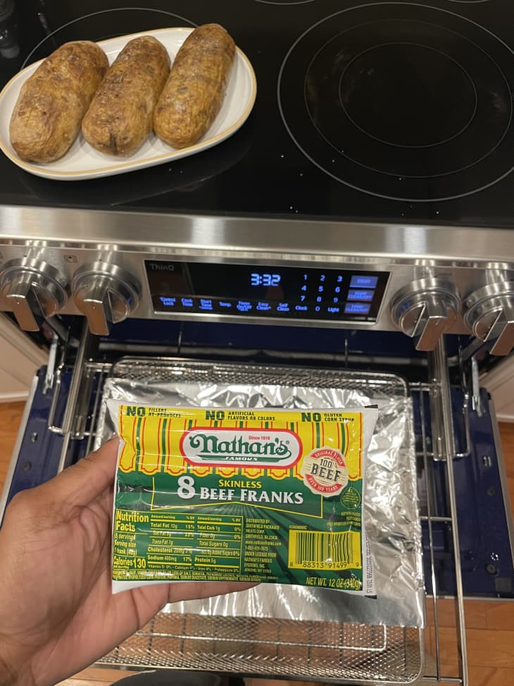 I Tried Nathan's Famous Baked Potato Dogs Recipe — Here's How It Went
