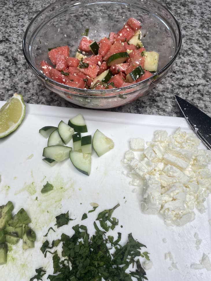 I Made Kate Middleton's Favorite Watermelon Salad and, Yes, It's Good