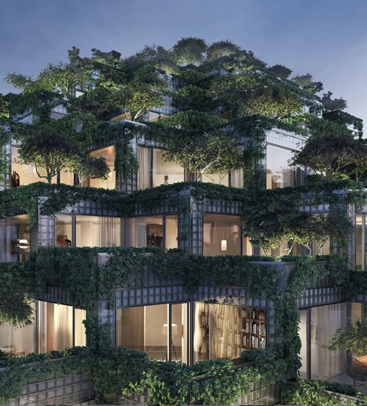 Elton John's New "Treehouse" Condo Has the Most Lavish Kitchen Ever