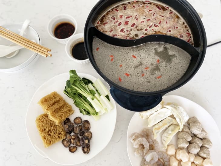 TwoSided Divided Hot Pot Amazon Review The Kitchn