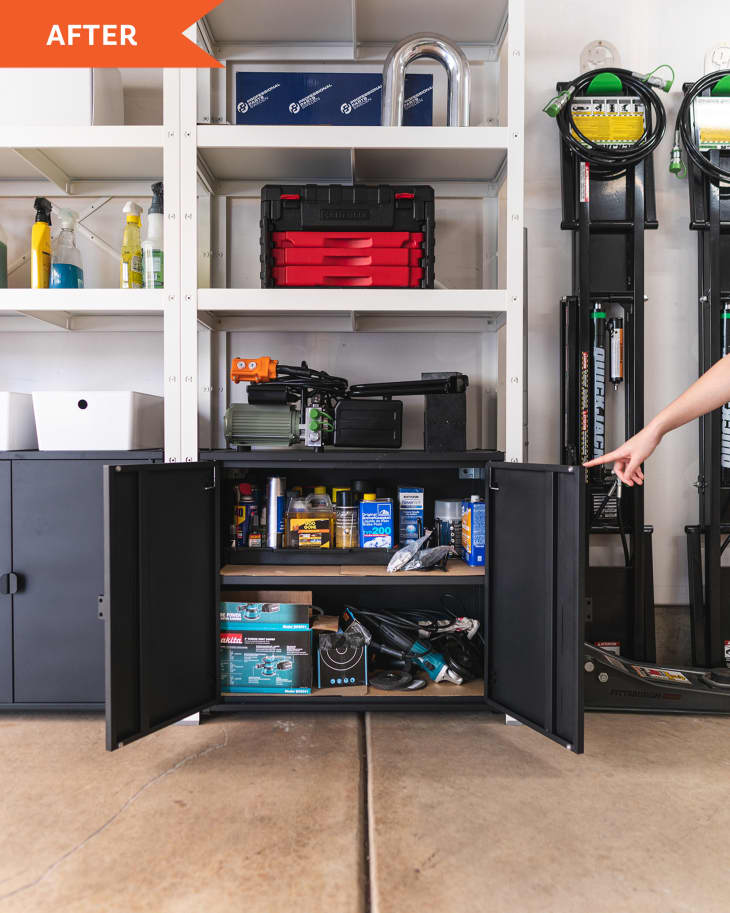 Before After A 600 IKEA Garage Makeover Apartment Therapy