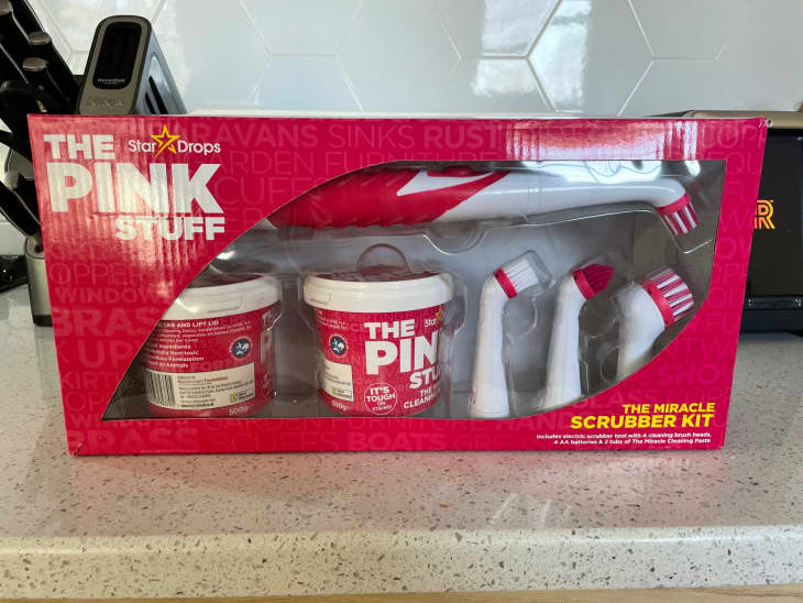 The Pink Stuff Miracle Scrubber Kit Product Review The Kitchn