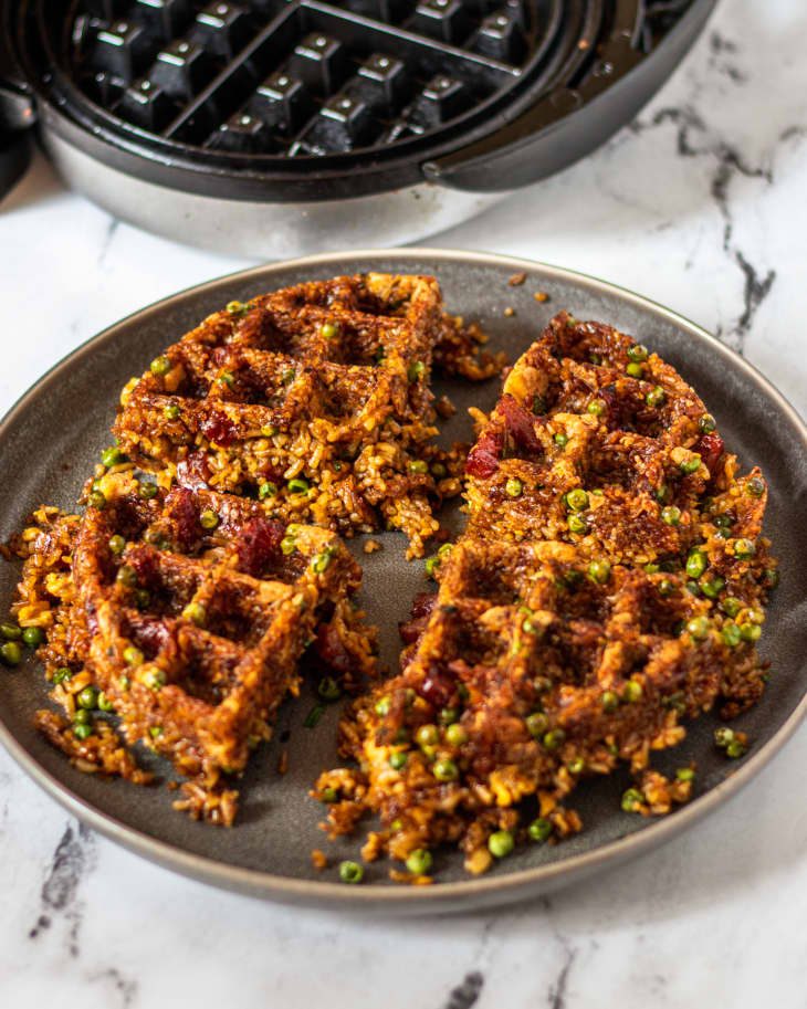 Crispy Fried Rice Waffles (Leftover Upgrade) | Kitchn