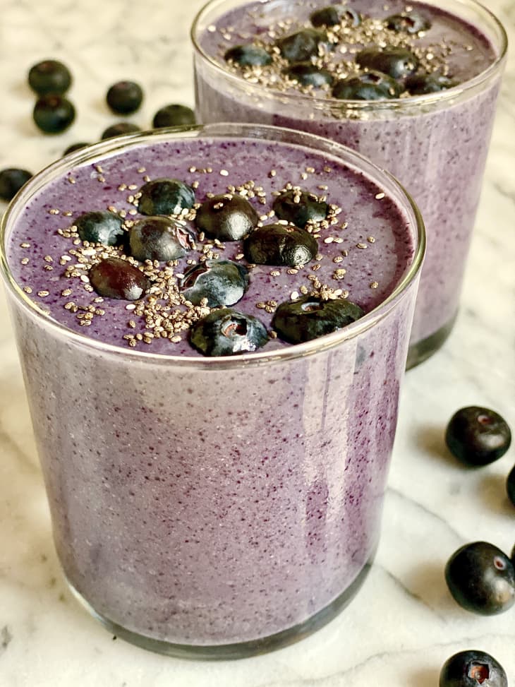 Blueberry Smoothie Recipe (with Banana and Chia) Kitchn
