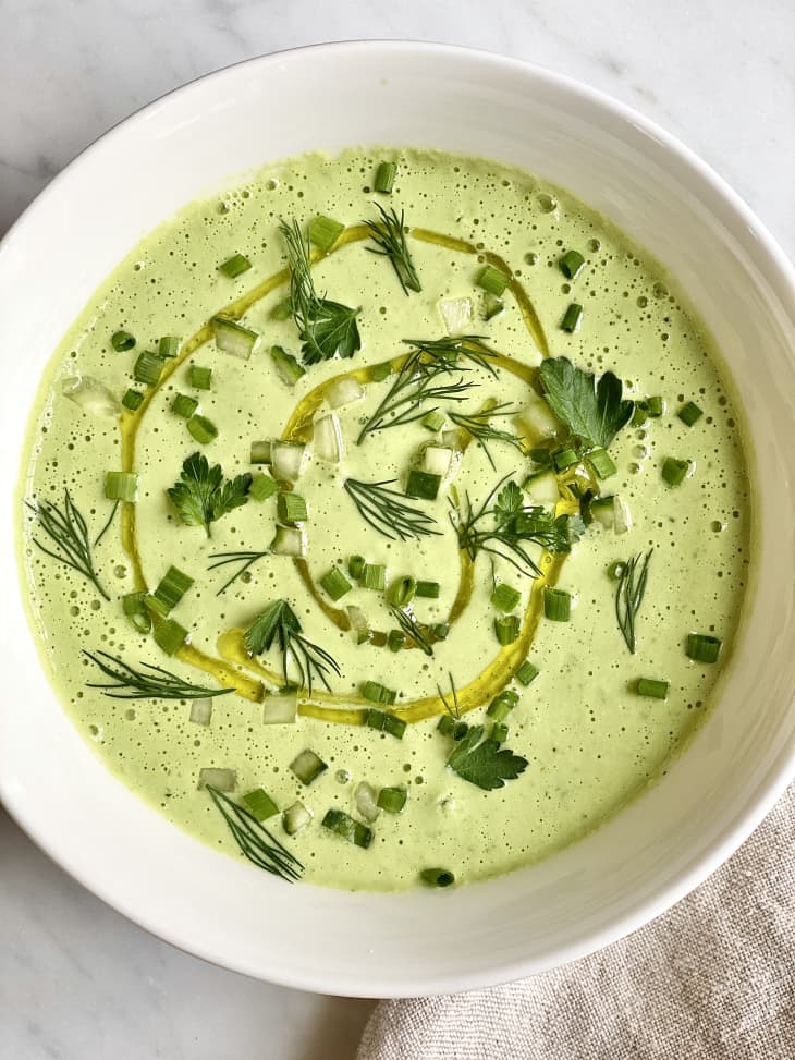 Cucumber Soup Recipe (with Yogurt and Dill) Kitchn