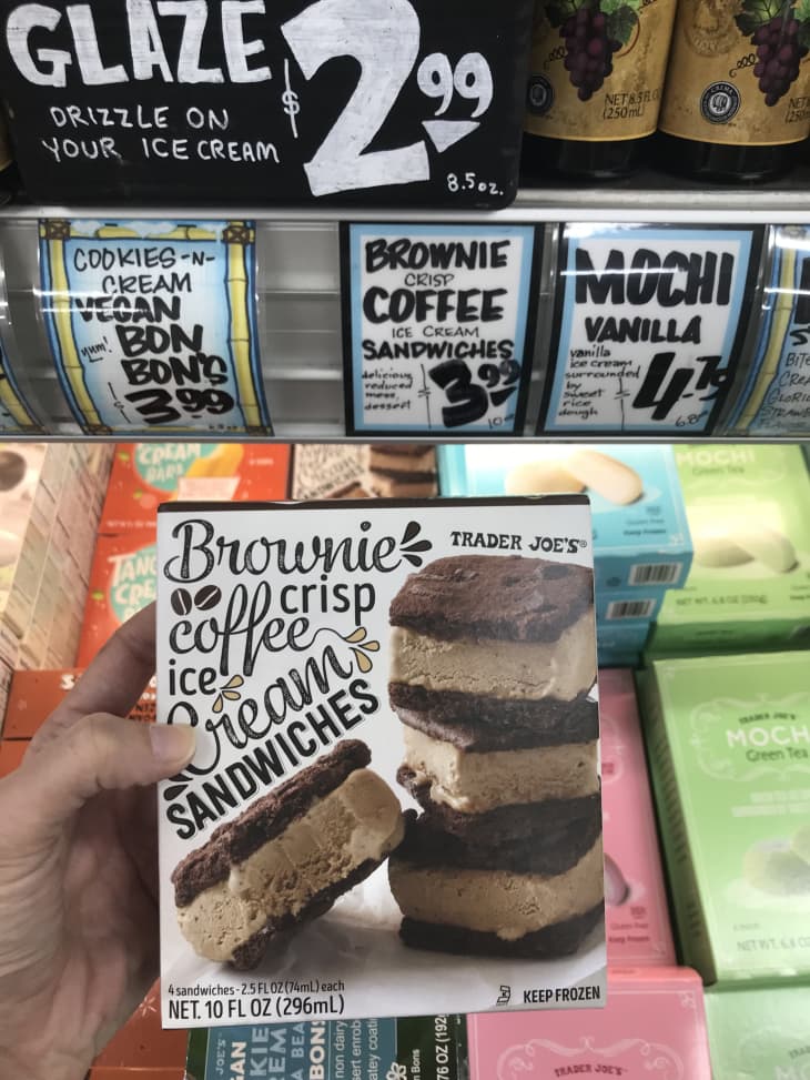 Trader Joe’s Brownie Crisp Ice Cream Sandwiches Review The Kitchn