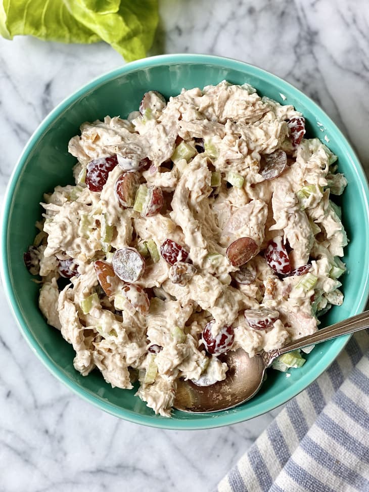 Creamy Chicken Salad with Grapes Recipe | The Kitchn