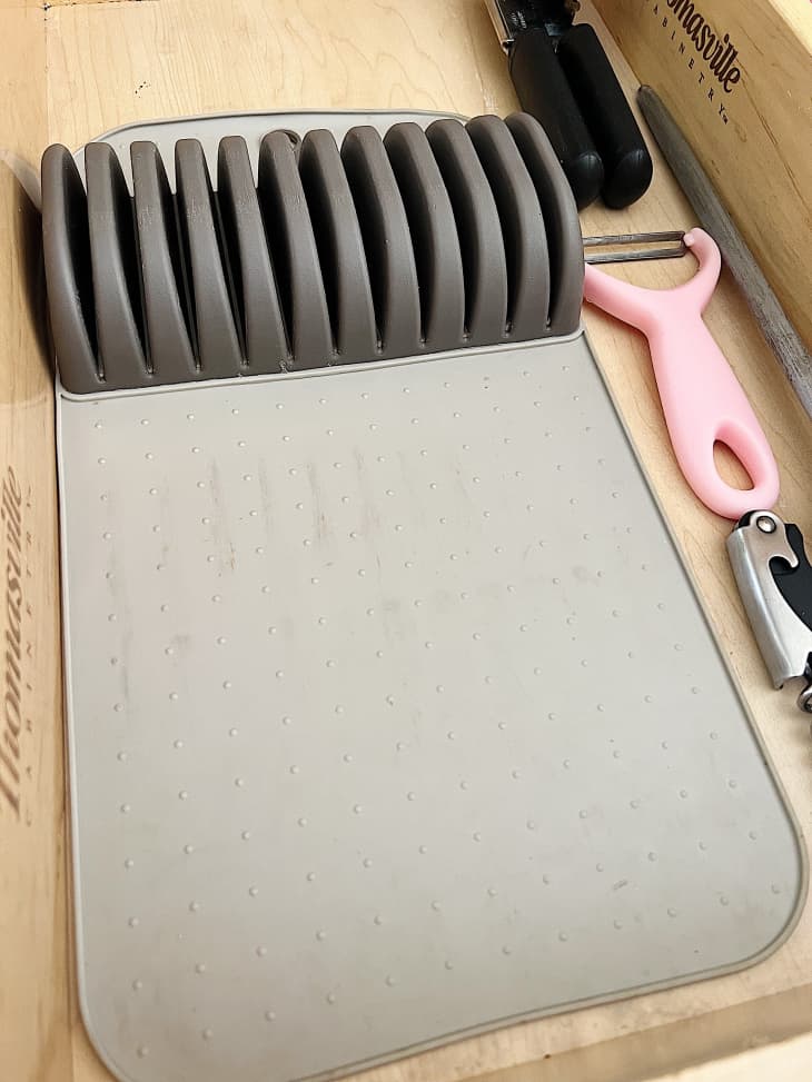 Simply Essential InDrawer Knife Mat Review The Kitchn