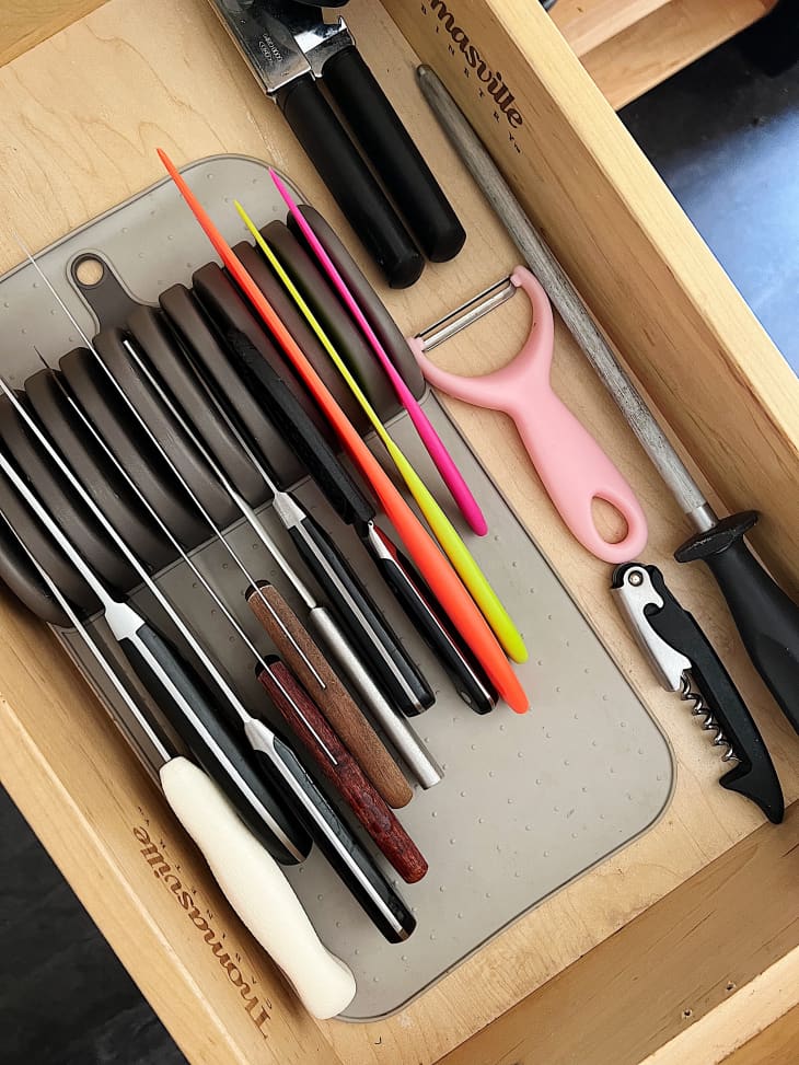 Simply Essential InDrawer Knife Mat Review The Kitchn