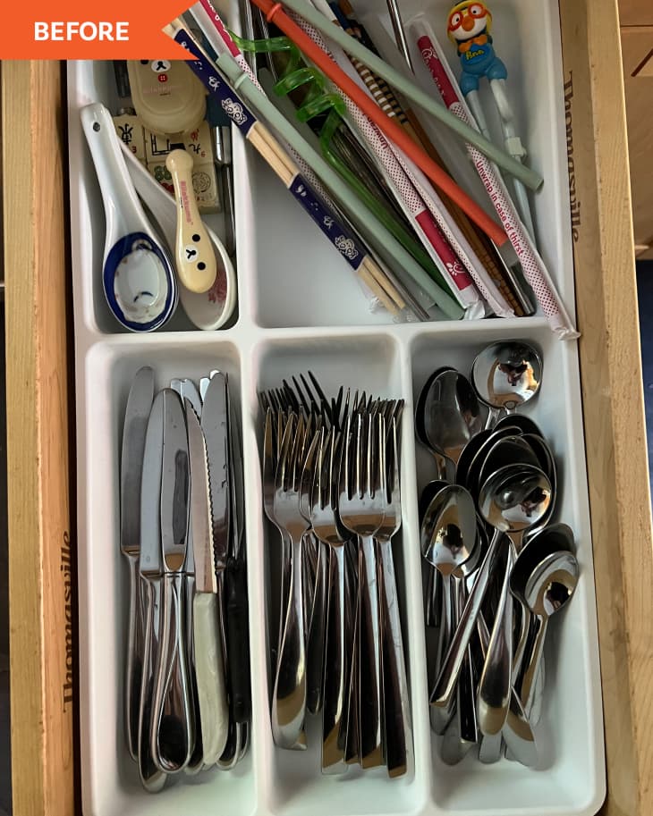 TikTok Showed Us a Surprising Way to Store Forks and Knives The Kitchn