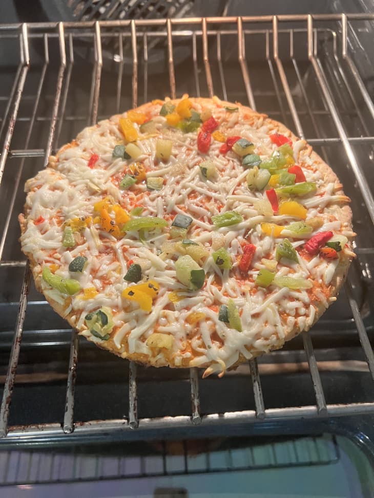 Milton s Roasted Vegetable Cauliflower Crust Pizza Review The Kitchn