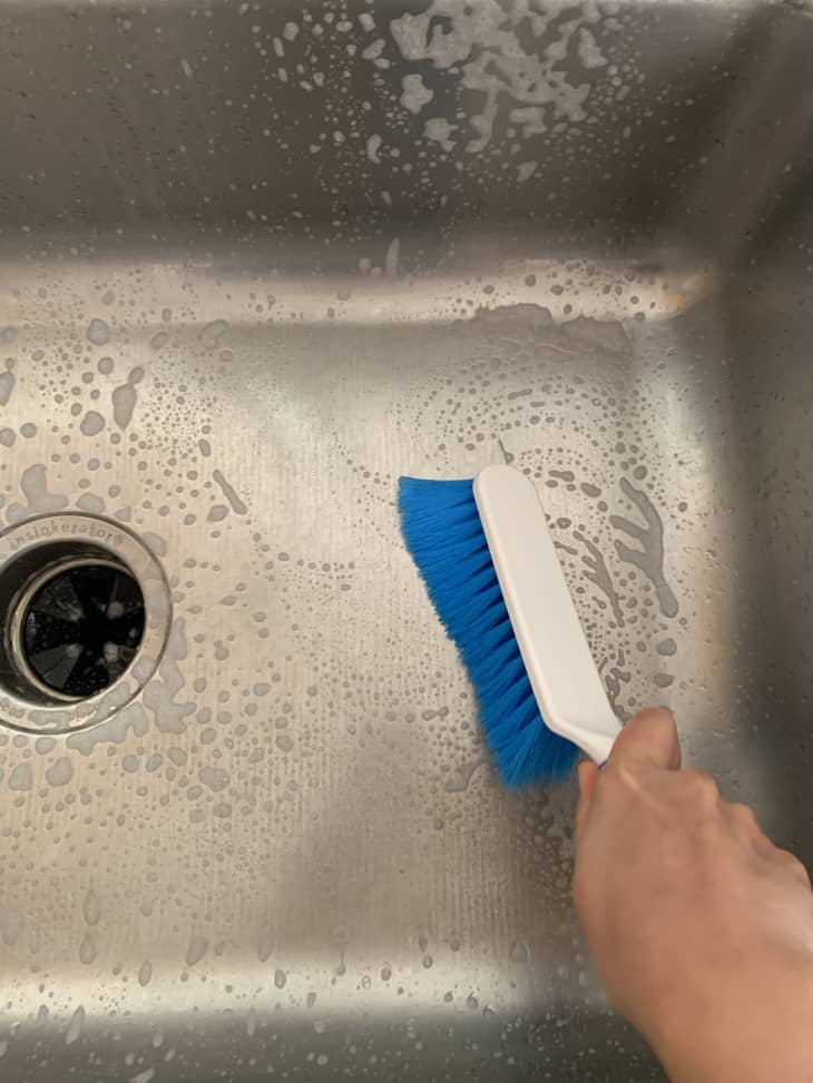 This Dollar Tree Brush Is Great for Cleaning Your Kitchen Sink The Kitchn