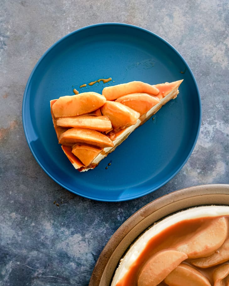 Caramel Apple Cheesecake Recipe The Kitchn