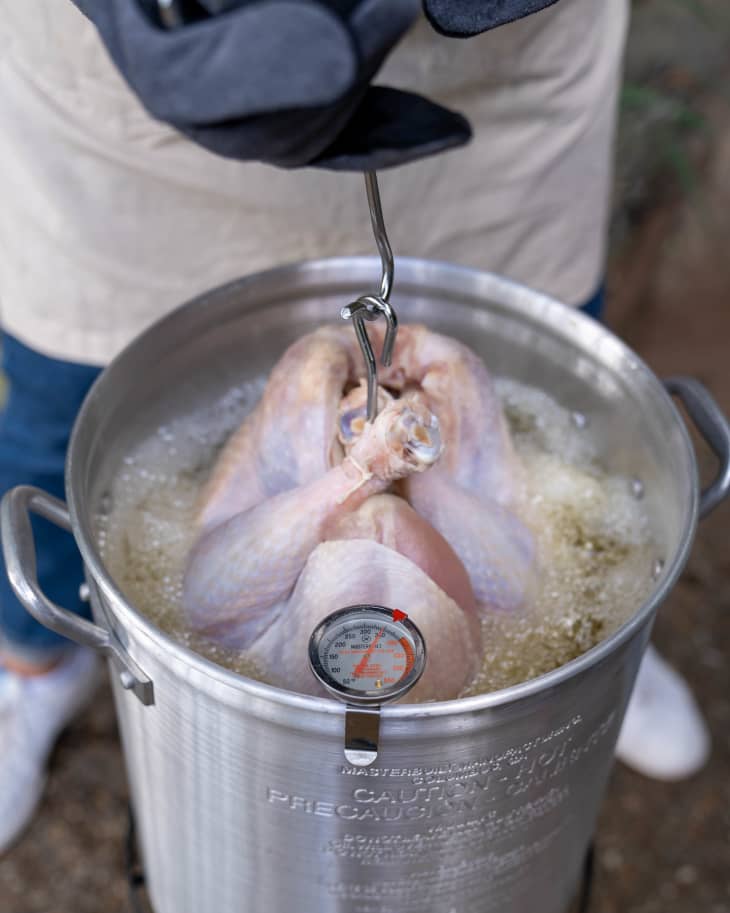 How To Deep Fry A Turkey Step By Step Recipe With Photos The Kitchn