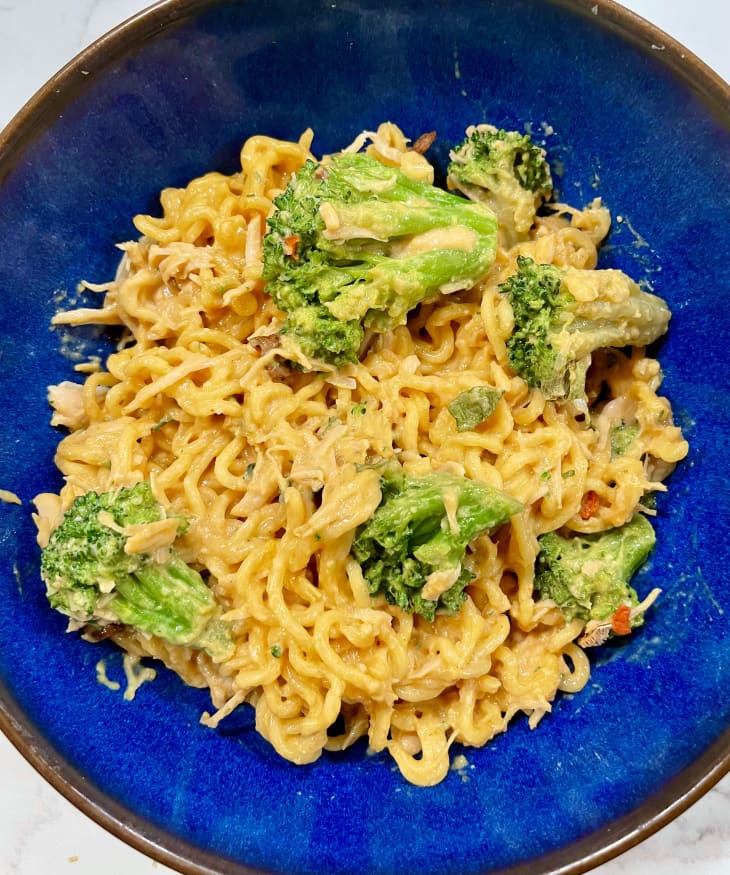 Shaquille O’Neal's Ramen Chicken Alfredo Recipe Review The Kitchn