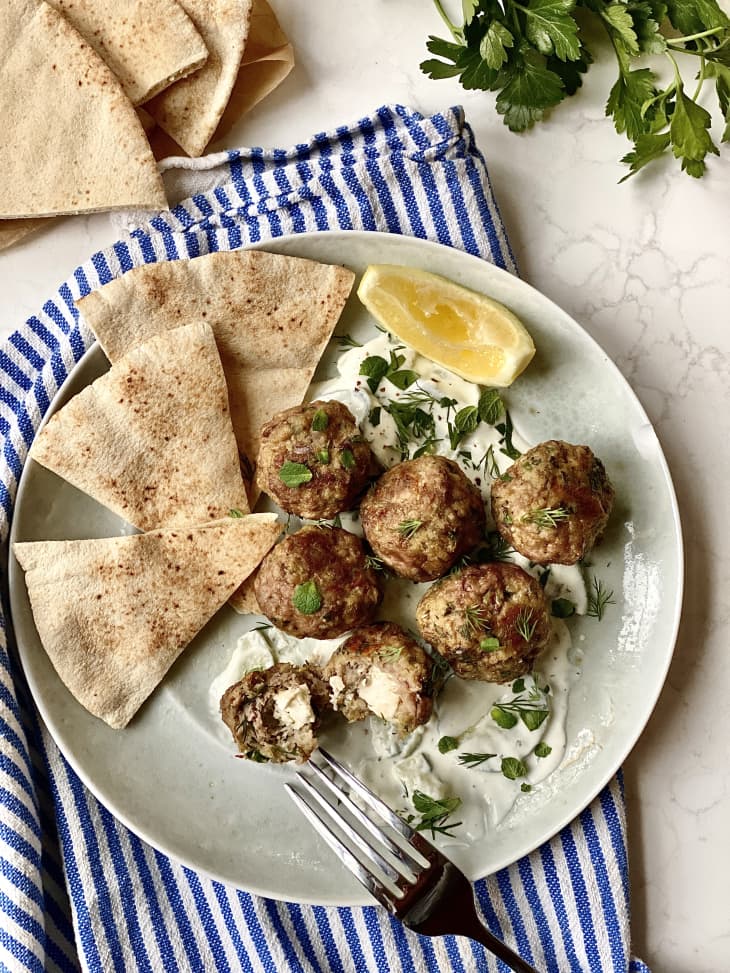 Feta-Stuffed Lamb Meatballs Recipe | The Kitchn
