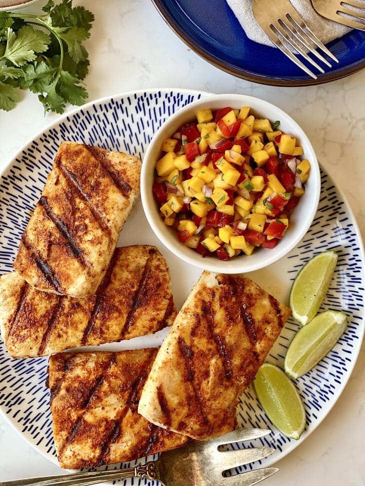 Grilled Mahi Mahi Recipe (with Mango Salsa) The Kitchn