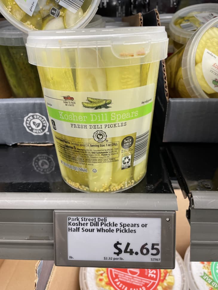 Aldi Park Street Deli Kosher Dill Pickle Spears Review The Kitchn