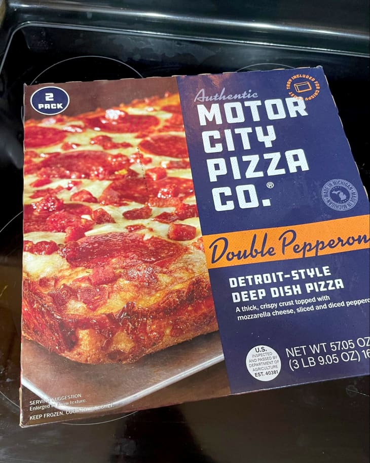 Motor City Pizza Co Double Pepperoni Detroit-Style Deep Dish Frozen ...