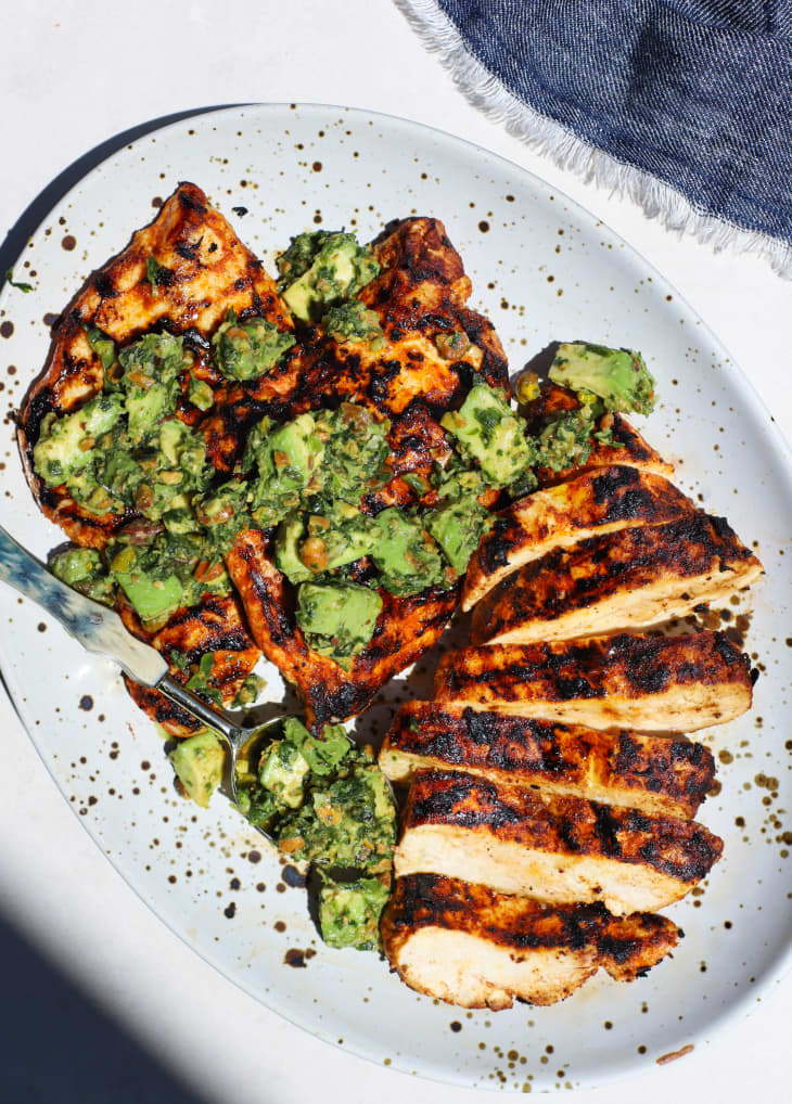 Grilled Chicken with Avocado Relish (Recipe Review) The Kitchn