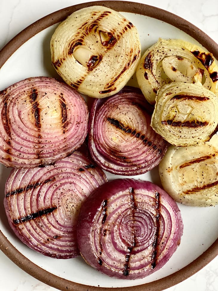 Grilled Onions Recipe (Wedges and Rounds) The Kitchn