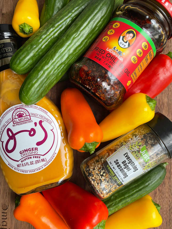 This Sweet Pepper and Cucumber Salad Is the Answer to Your Midday