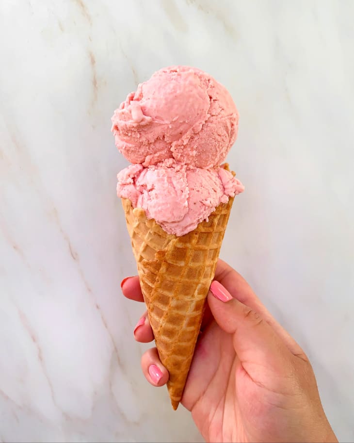 Strawberry Ice Cream Recipe (Homemade, PhiladelphiaStyle) The Kitchn
