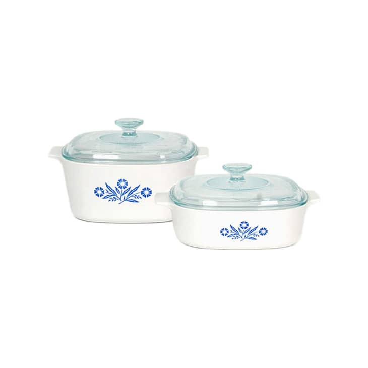 Corningware Pyroceram Blue Cornflower Casserole Dish Review The Kitchn